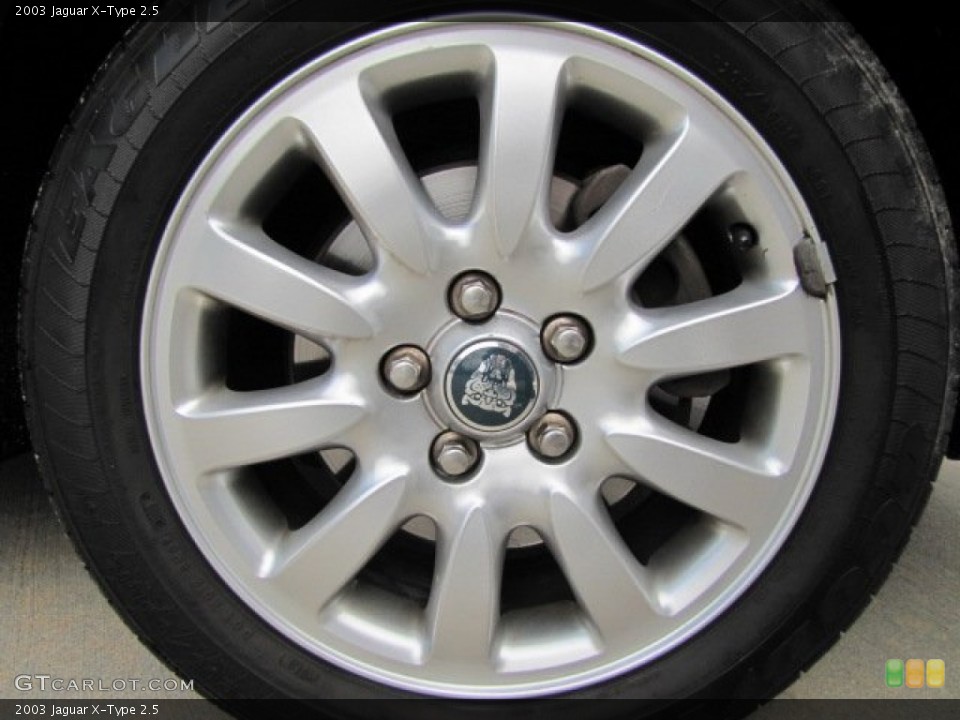 2003 Jaguar X-Type 2.5 Wheel and Tire Photo #75445920
