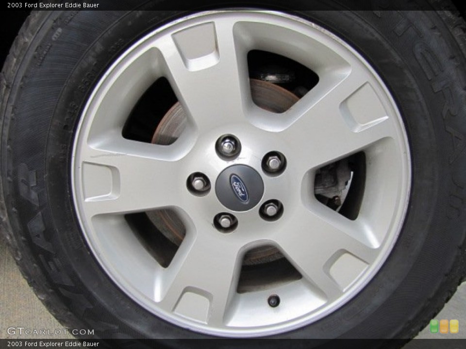 2003 Ford Explorer Eddie Bauer Wheel and Tire Photo #75446923