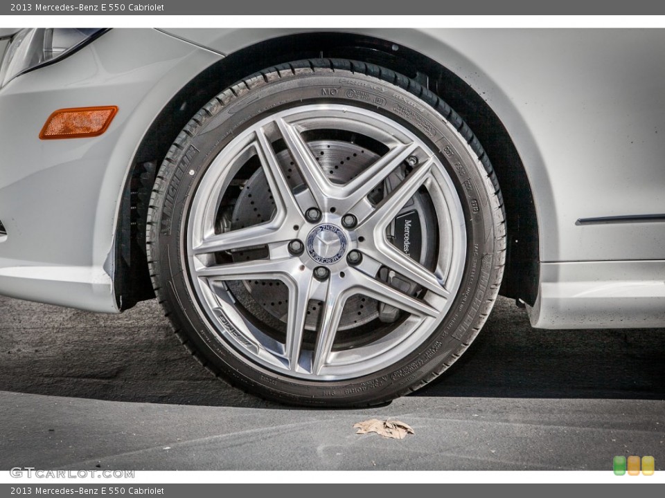 2013 Mercedes-Benz E 550 Cabriolet Wheel and Tire Photo #75449182