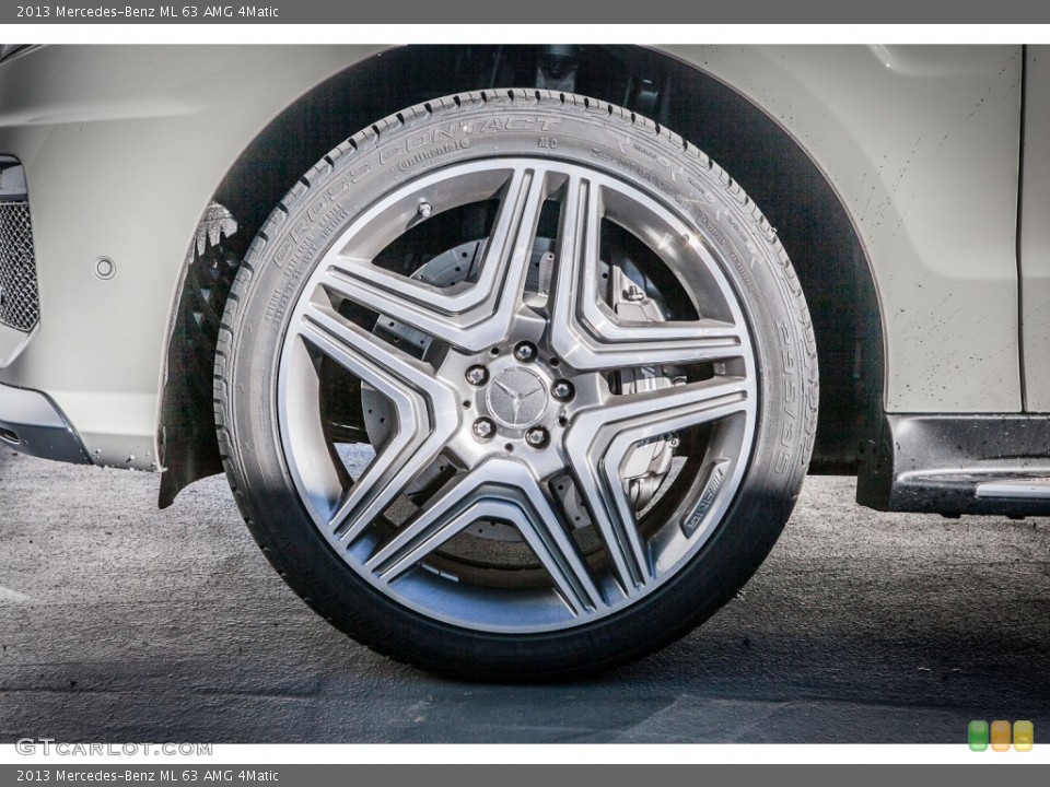 2013 Mercedes-Benz ML 63 AMG 4Matic Wheel and Tire Photo #75451051