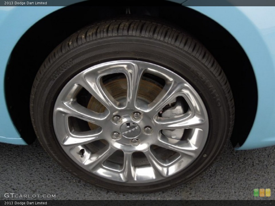 2013 Dodge Dart Limited Wheel and Tire Photo #75458789