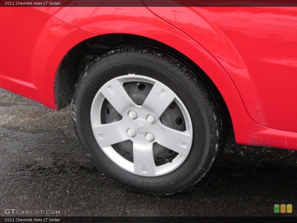 2011 Chevrolet Aveo LT Sedan Wheel and Tire Photo #75459398