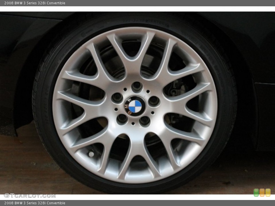 2008 BMW 3 Series 328i Convertible Wheel and Tire Photo #75462208
