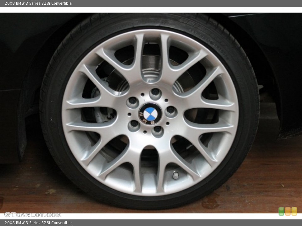 2008 BMW 3 Series 328i Convertible Wheel and Tire Photo #75462245