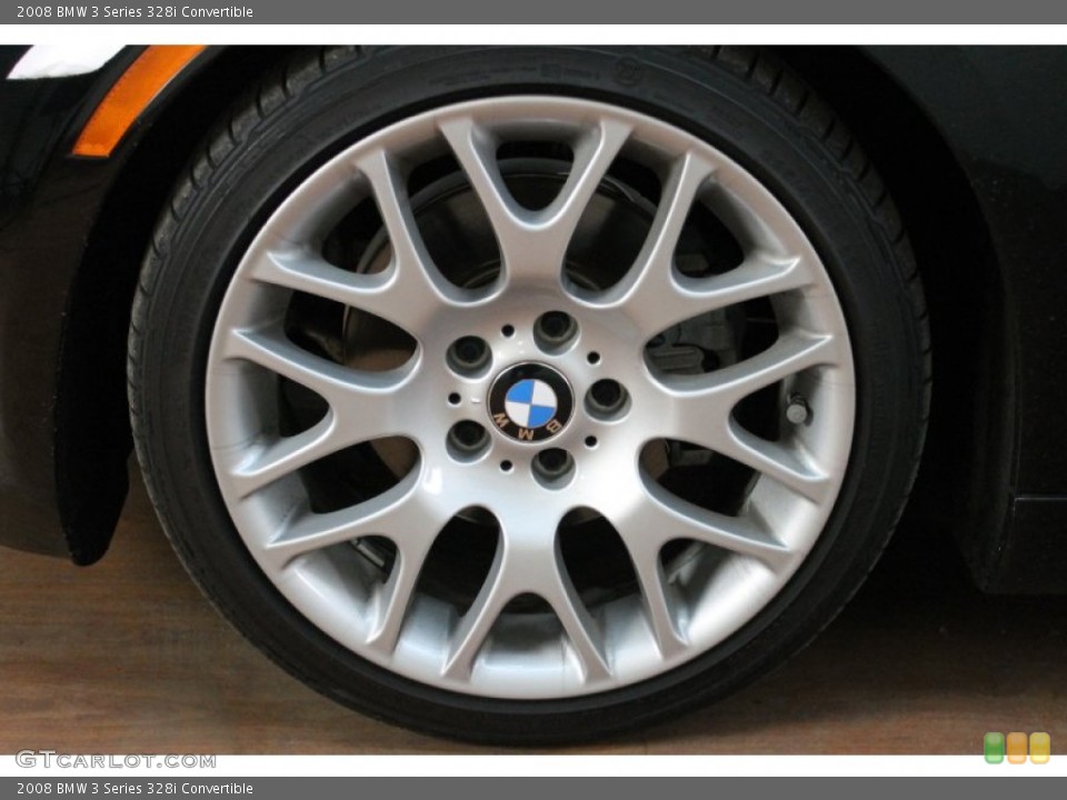 2008 BMW 3 Series 328i Convertible Wheel and Tire Photo #75462269