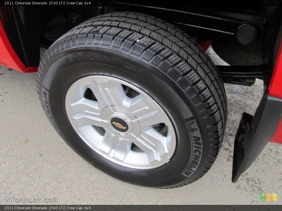 2011 Chevrolet Silverado 1500 LTZ Crew Cab 4x4 Wheel and Tire Photo #75464945