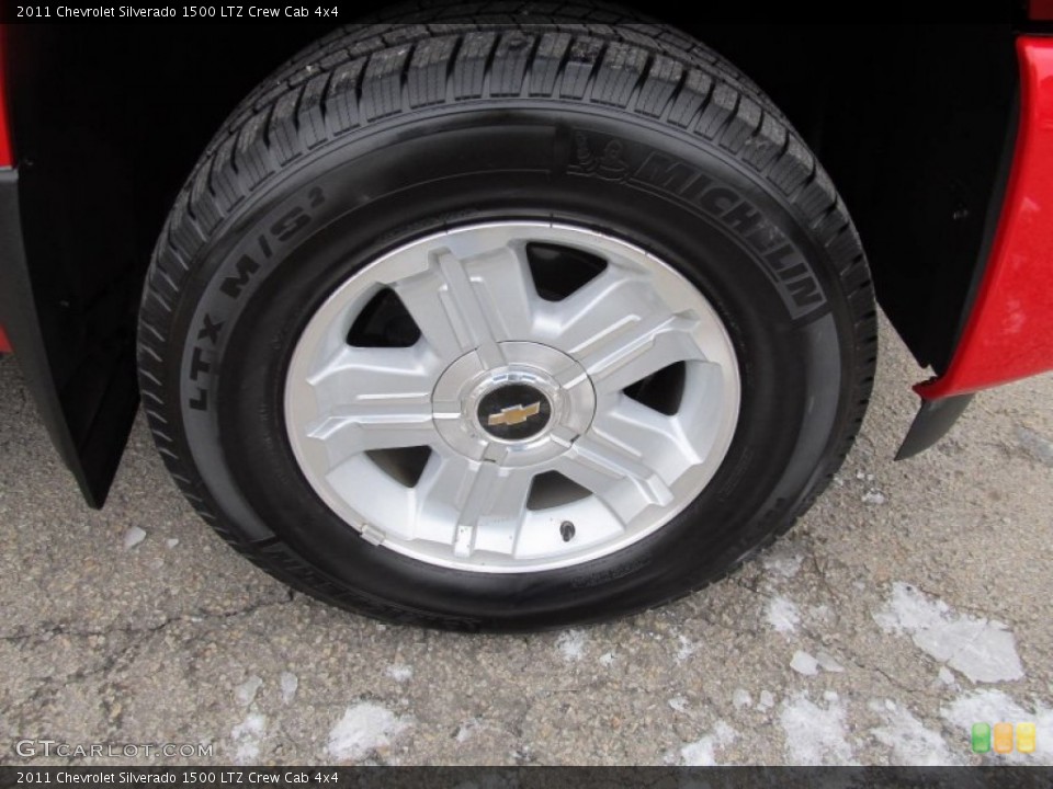 2011 Chevrolet Silverado 1500 LTZ Crew Cab 4x4 Wheel and Tire Photo #75465066