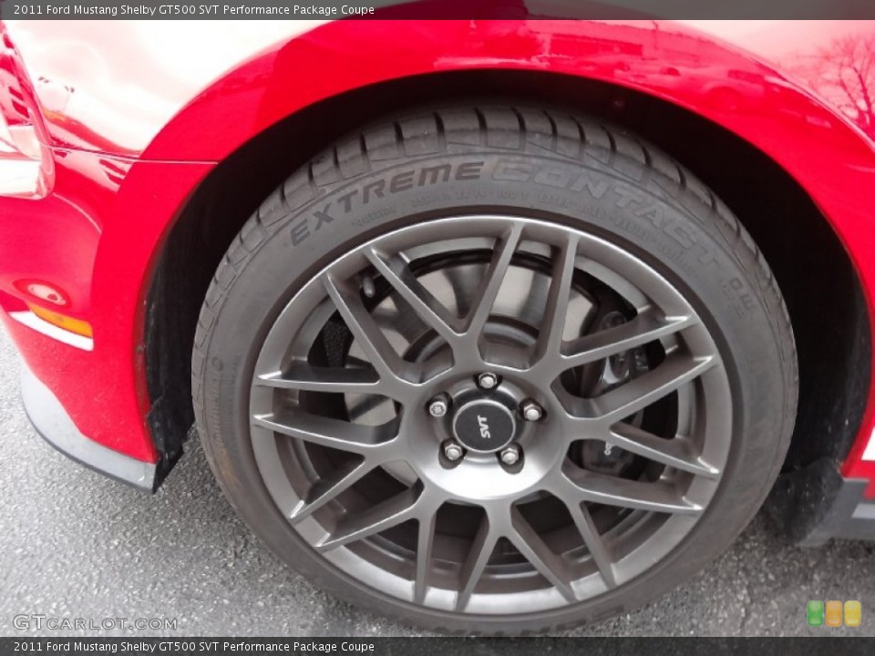 2011 Ford Mustang Shelby GT500 SVT Performance Package Coupe Wheel and Tire Photo #75468809