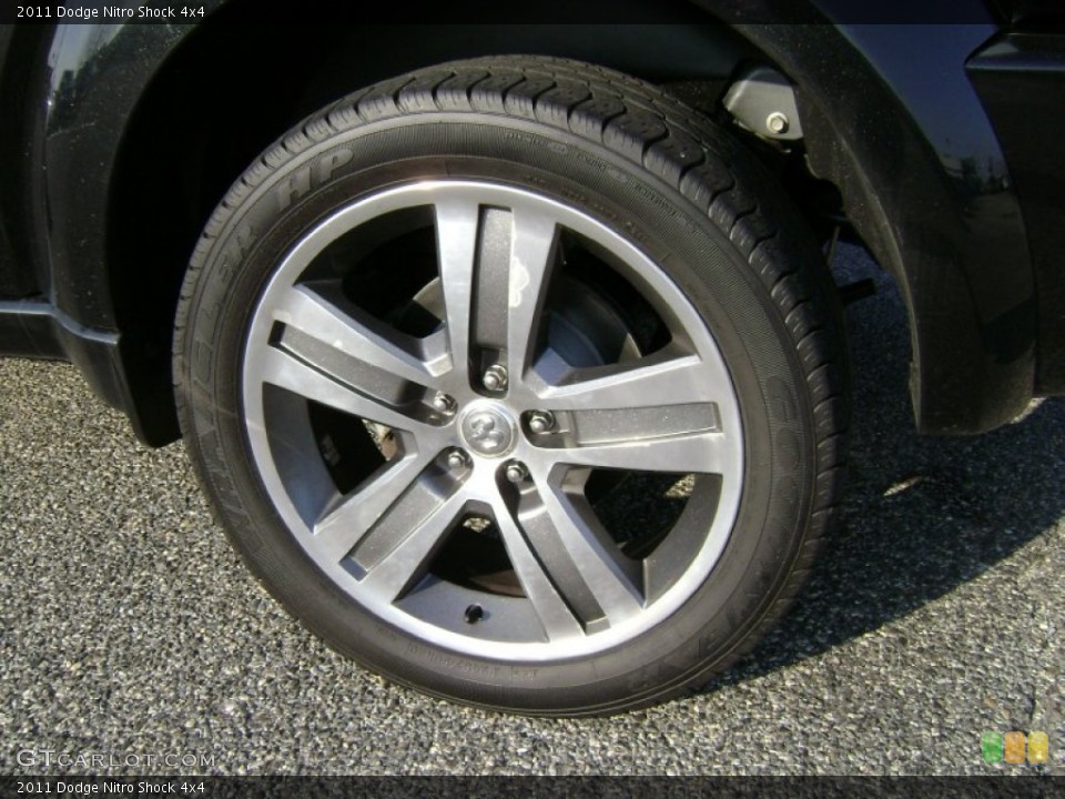 2011 Dodge Nitro Shock 4x4 Wheel and Tire Photo #75478703