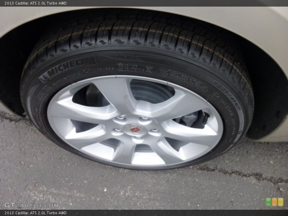 2013 Cadillac ATS 2.0L Turbo AWD Wheel and Tire Photo #75481598