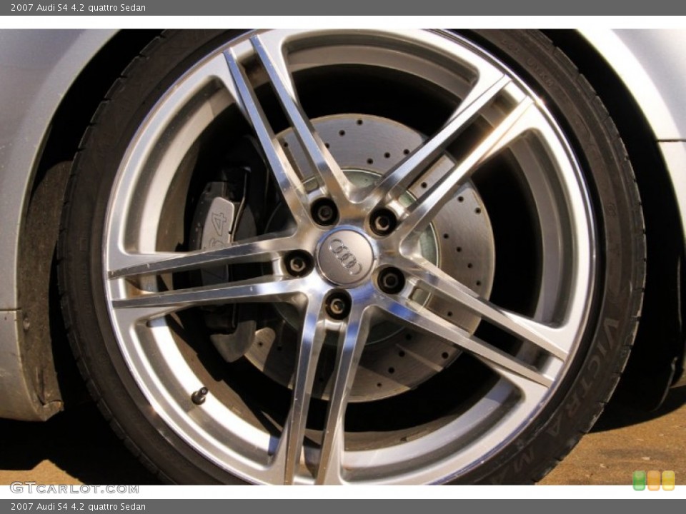 2007 Audi S4 4.2 quattro Sedan Wheel and Tire Photo #75487897
