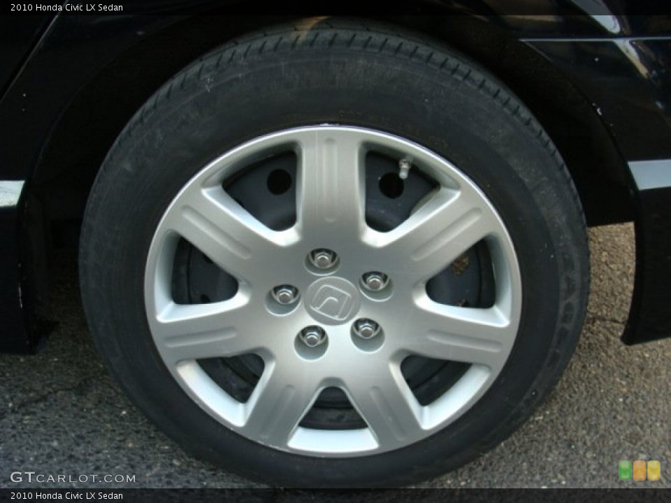 2010 Honda Civic LX Sedan Wheel and Tire Photo #75491417