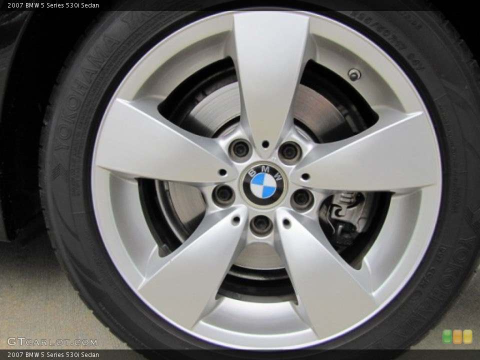 2007 BMW 5 Series 530i Sedan Wheel and Tire Photo #75495578