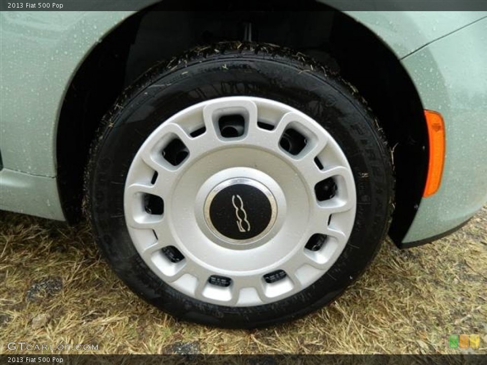 2013 Fiat 500 Pop Wheel and Tire Photo #75496069