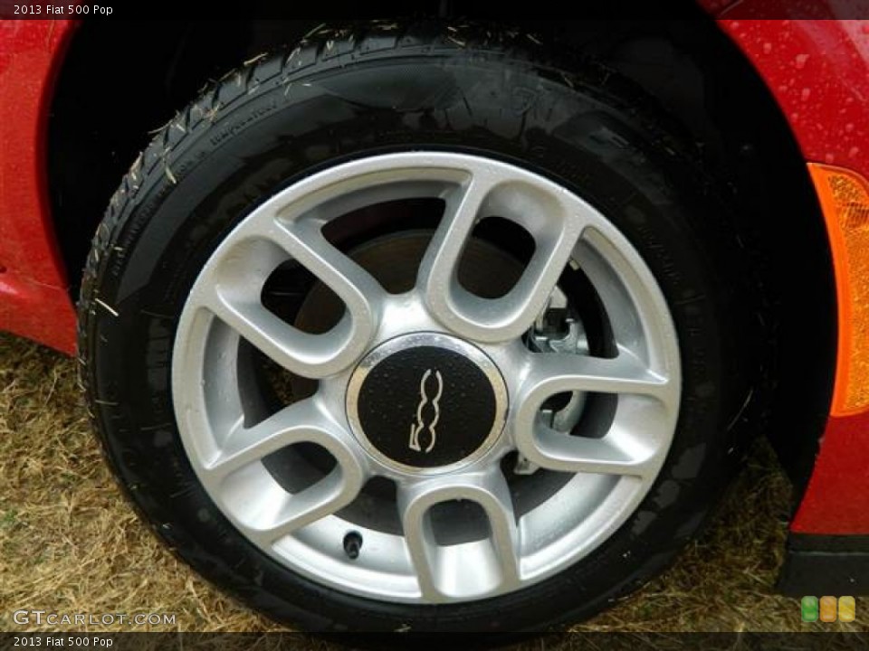2013 Fiat 500 Pop Wheel and Tire Photo #75496240