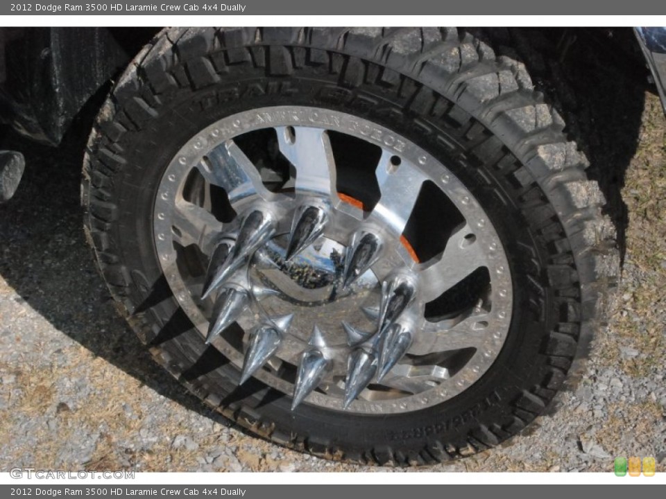 2012 Dodge Ram 3500 HD Custom Wheel and Tire Photo #75496397