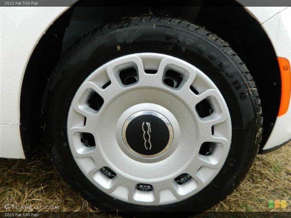 2013 Fiat 500 Pop Wheel and Tire Photo #75496751