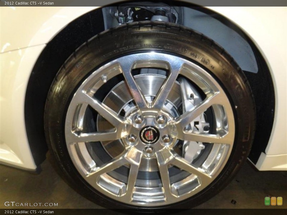 2012 Cadillac CTS -V Sedan Wheel and Tire Photo #75497783