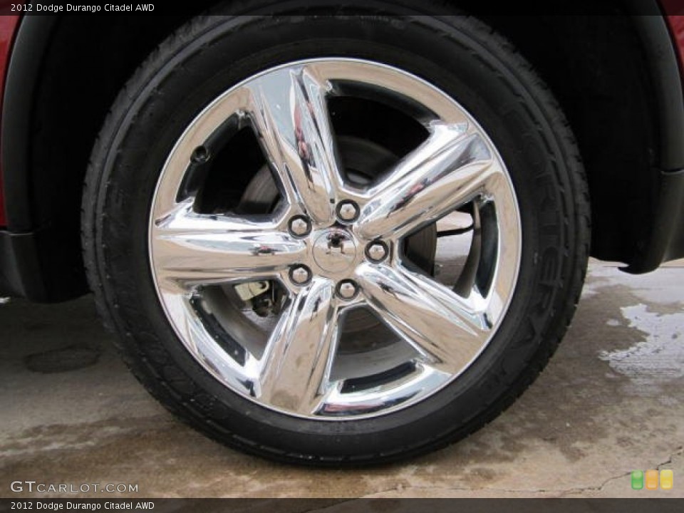 2012 Dodge Durango Citadel AWD Wheel and Tire Photo #75499136