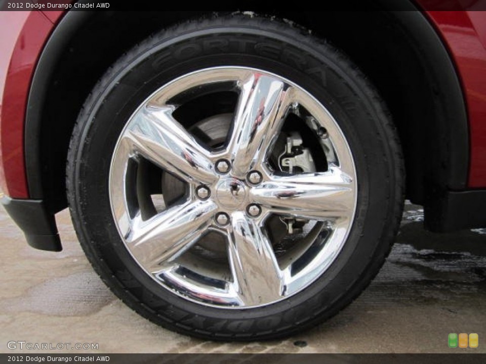 2012 Dodge Durango Citadel AWD Wheel and Tire Photo #75499157