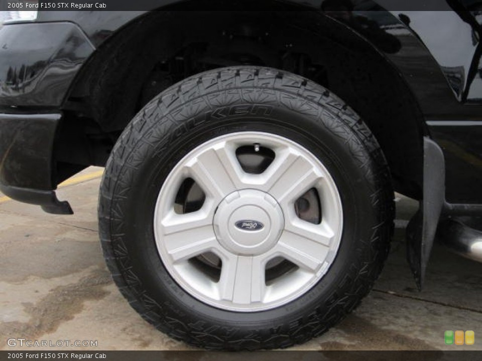 2005 Ford F150 STX Regular Cab Wheel and Tire Photo #75501272