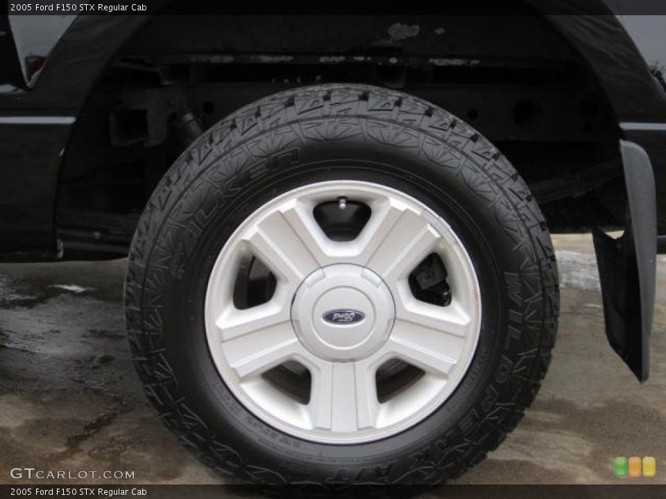 2005 Ford F150 STX Regular Cab Wheel and Tire Photo #75501287