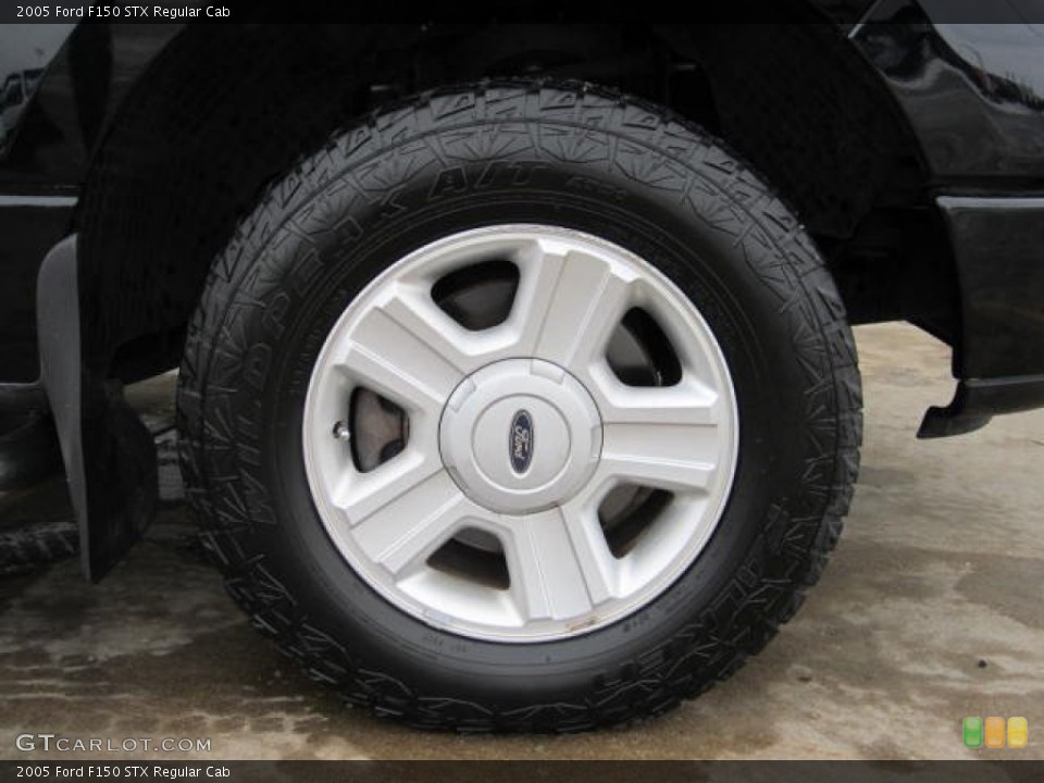 2005 Ford F150 STX Regular Cab Wheel and Tire Photo #75501374