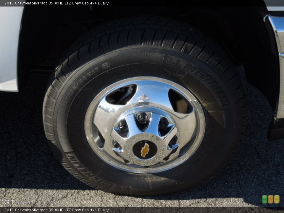 2013 Chevrolet Silverado 3500HD LTZ Crew Cab 4x4 Dually Wheel and Tire Photo #75504527