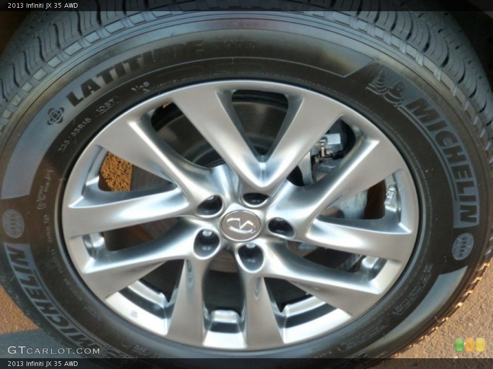 2013 Infiniti JX 35 AWD Wheel and Tire Photo #75511103