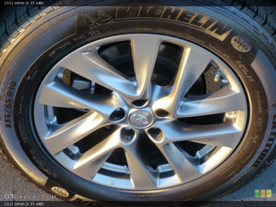 2013 Infiniti JX 35 AWD Wheel and Tire Photo #75511136