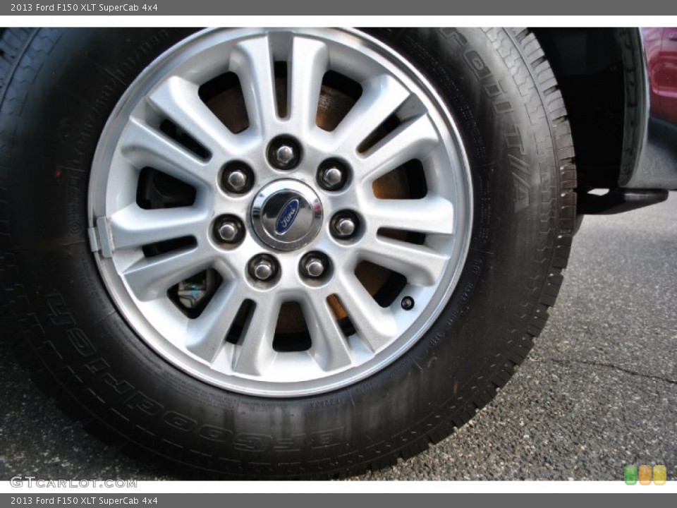 2013 Ford F150 XLT SuperCab 4x4 Wheel and Tire Photo #75513143