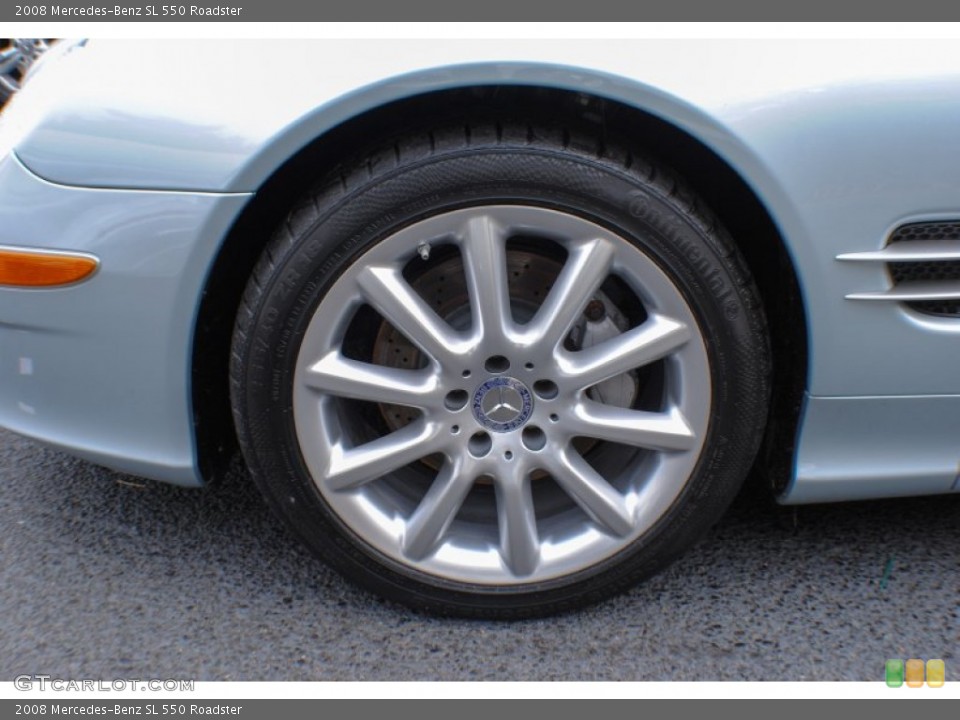 2008 Mercedes-Benz SL 550 Roadster Wheel and Tire Photo #75513797