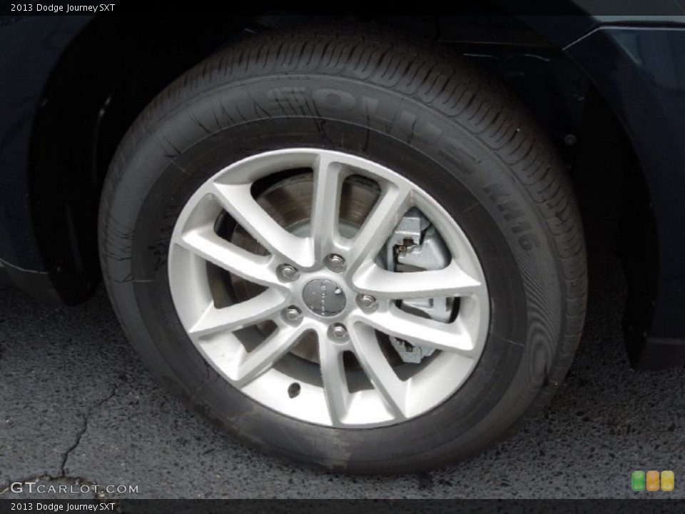 2013 Dodge Journey SXT Wheel and Tire Photo #75519497