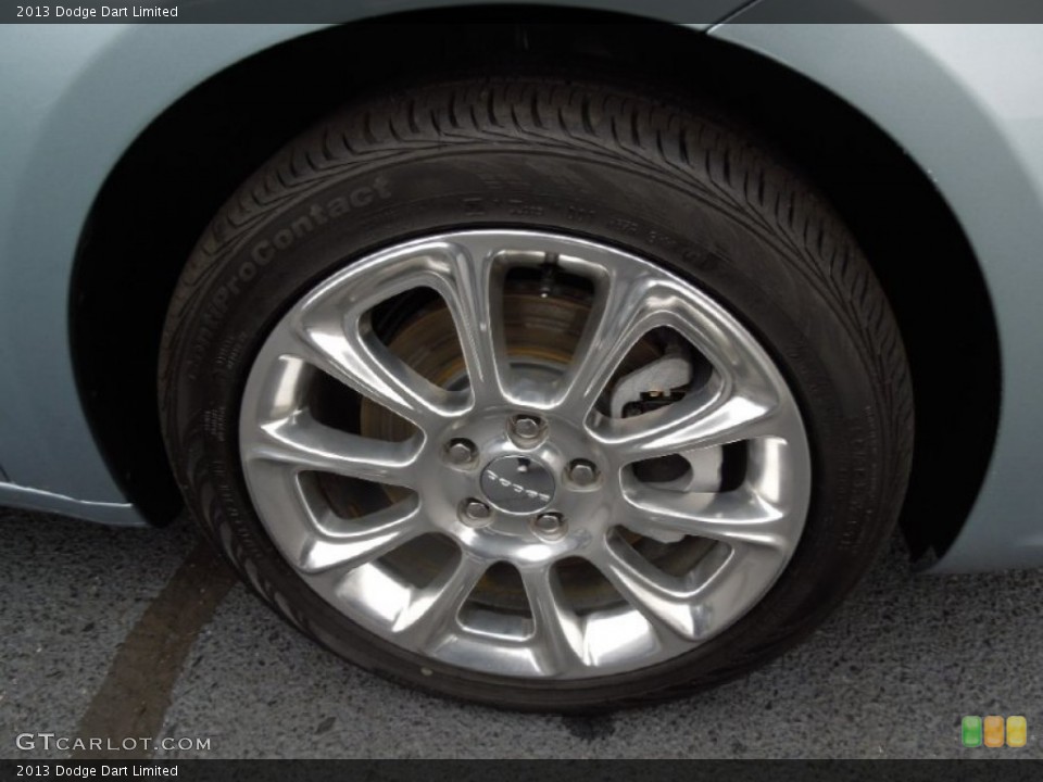 2013 Dodge Dart Limited Wheel and Tire Photo #75520652