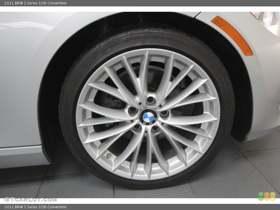 2011 BMW 3 Series 328i Convertible Wheel and Tire Photo #75520826