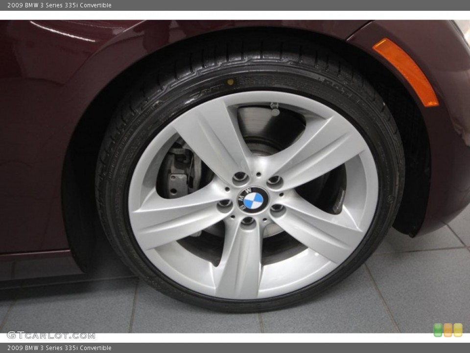 2009 BMW 3 Series 335i Convertible Wheel and Tire Photo #75521225
