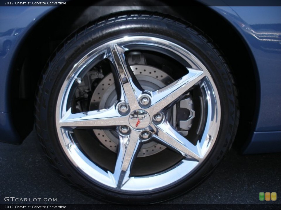 2012 Chevrolet Corvette Convertible Wheel and Tire Photo #75532590