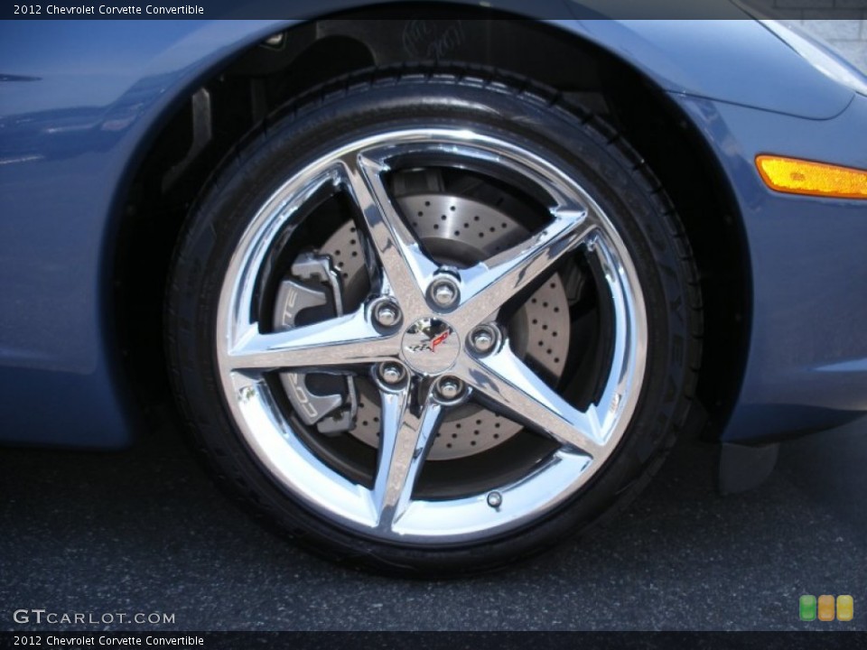 2012 Chevrolet Corvette Convertible Wheel and Tire Photo #75532656