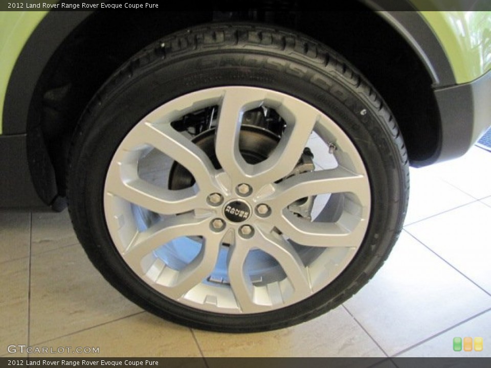 2012 Land Rover Range Rover Evoque Coupe Pure Wheel and Tire Photo #75533873