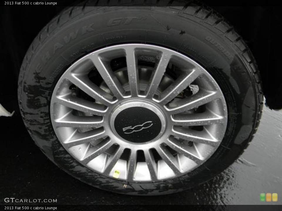 2013 Fiat 500 c cabrio Lounge Wheel and Tire Photo #75541455