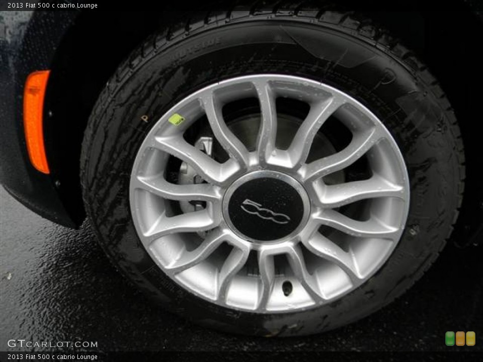 2013 Fiat 500 c cabrio Lounge Wheel and Tire Photo #75541550