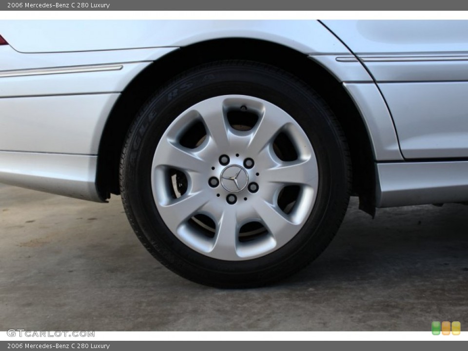 2006 Mercedes-Benz C 280 Luxury Wheel and Tire Photo #75542928