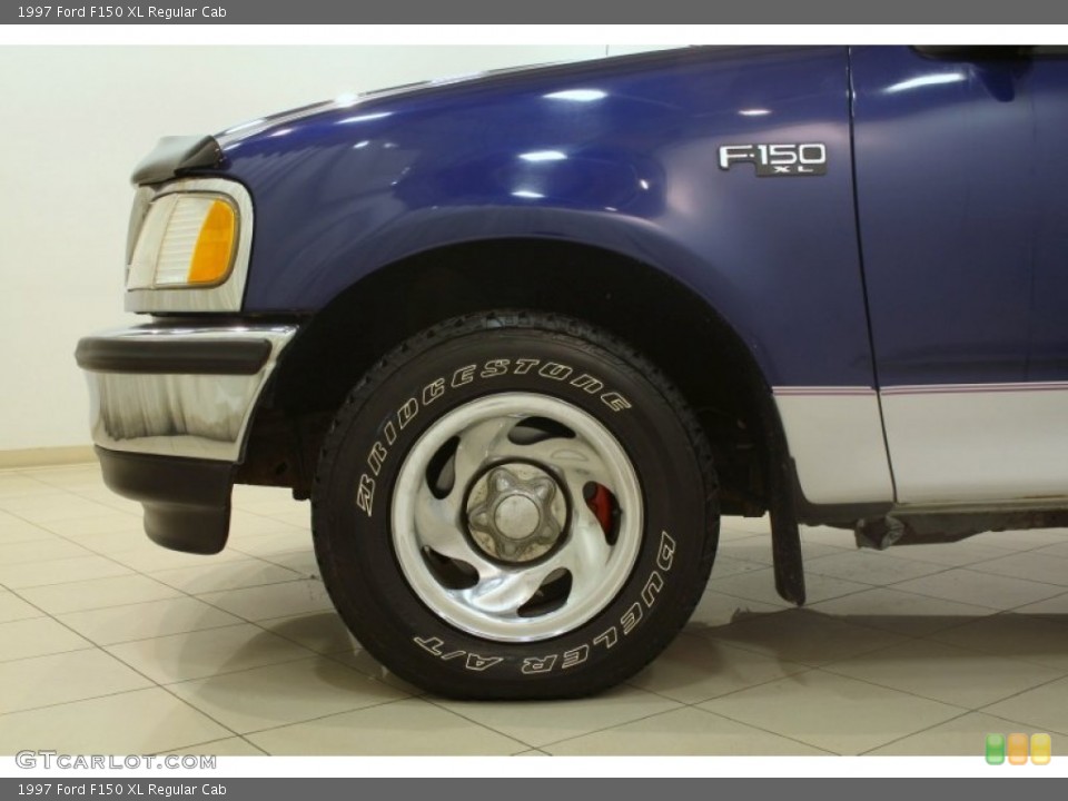 1997 Ford F150 XL Regular Cab Wheel and Tire Photo #75546039