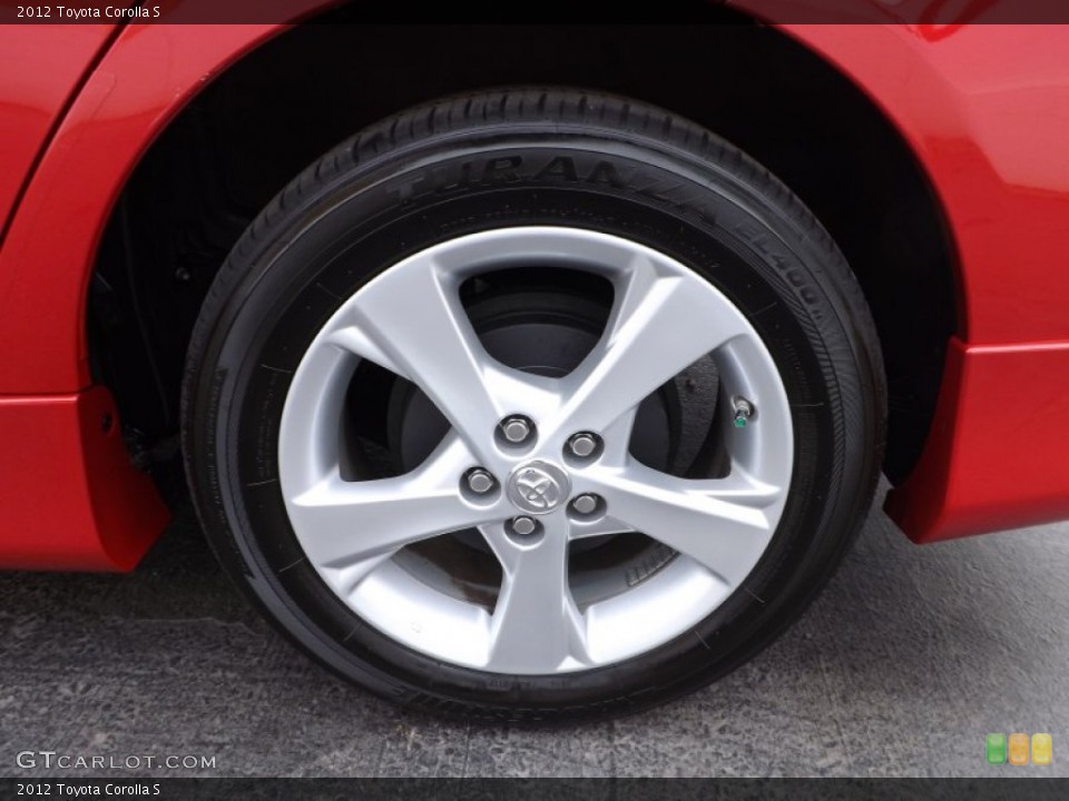 2012 Toyota Corolla S Wheel and Tire Photo #75549816