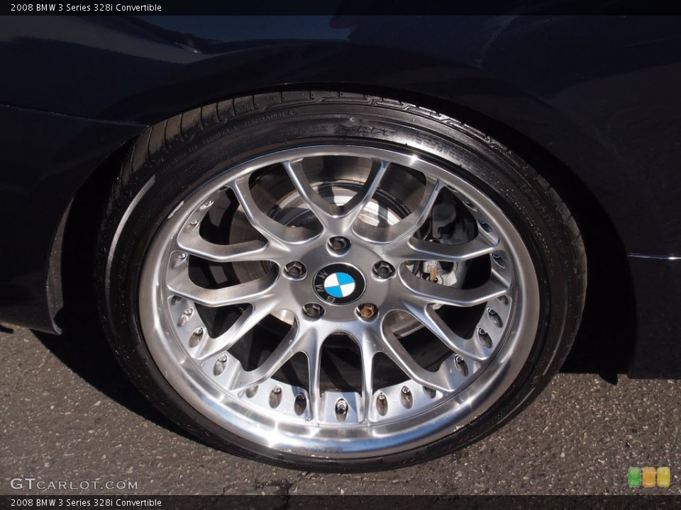 2008 BMW 3 Series 328i Convertible Wheel and Tire Photo #75560703