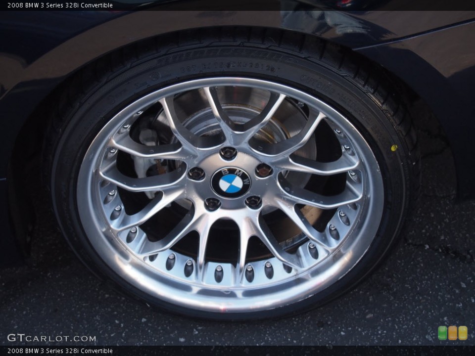 2008 BMW 3 Series 328i Convertible Wheel and Tire Photo #75560718