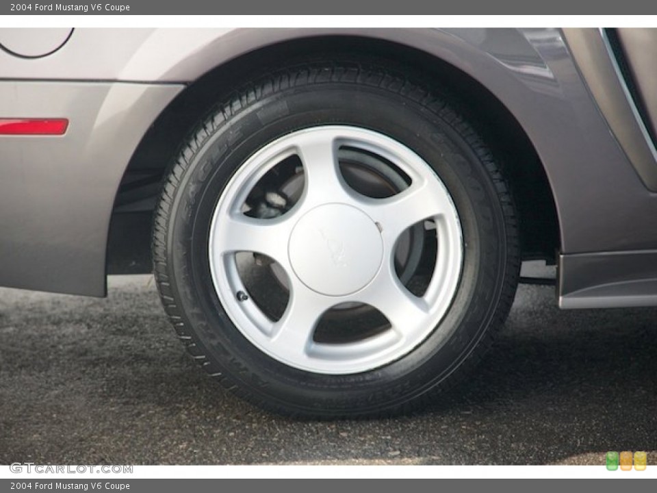 2004 Ford Mustang V6 Coupe Wheel and Tire Photo #75581133