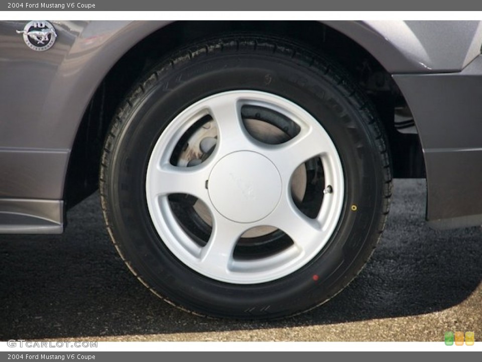 2004 Ford Mustang V6 Coupe Wheel and Tire Photo #75581149