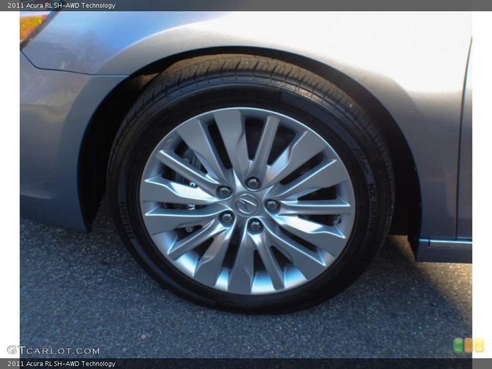 2011 Acura RL SH-AWD Technology Wheel and Tire Photo #75583947