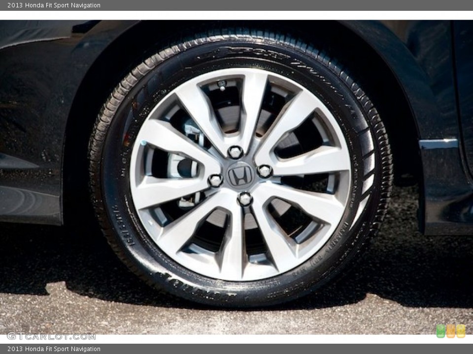 2013 Honda Fit Sport Navigation Wheel and Tire Photo #75585086
